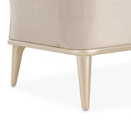 Chair 1/2 Porcini Medium Champagne Yvette Collection By Michael Amini LRU-YVTE838-PCI-136
