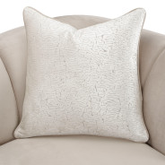 Chair 1/2 Porcini Medium Champagne Yvette Collection By Michael Amini LRU-YVTE838-PCI-136