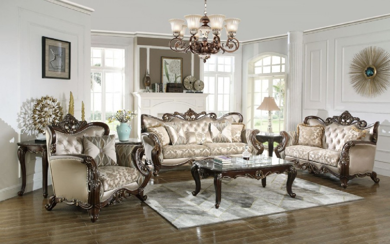 Constantine Royal Collection 2PC Living Room By New Classic Furniture