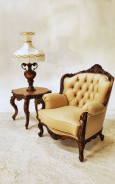 680A Italian Velvet Sofa & Loveseat- French Provincial Style Living Room By Polrey International Furnishing