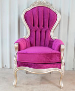 605A Italian Velvet - Sofa French Provincial Style By Polrey International Furnishing