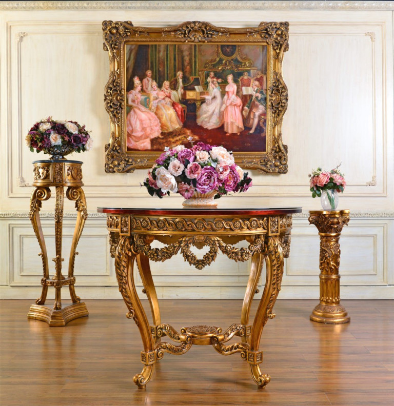 FON320 Luxurious 41" Round Foyer Table By Infinity Furniture