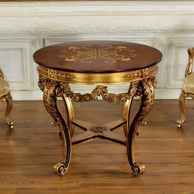 FON115 Luxurious 41" Round Foyer Table By Infinity Furniture