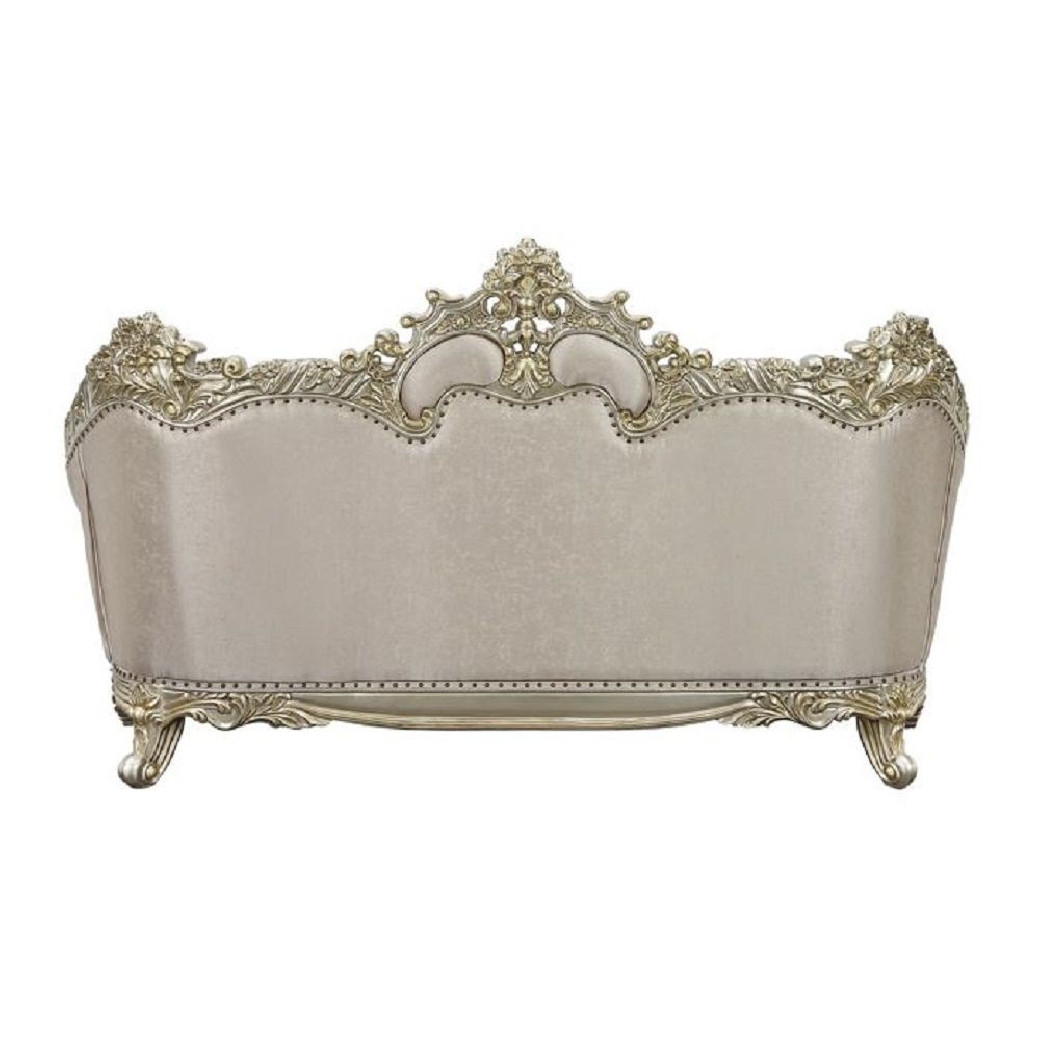 LV 01193 Lavish Classic Champagne & Gold Finish Living Room Danae Collection By Acme Furniture Collections