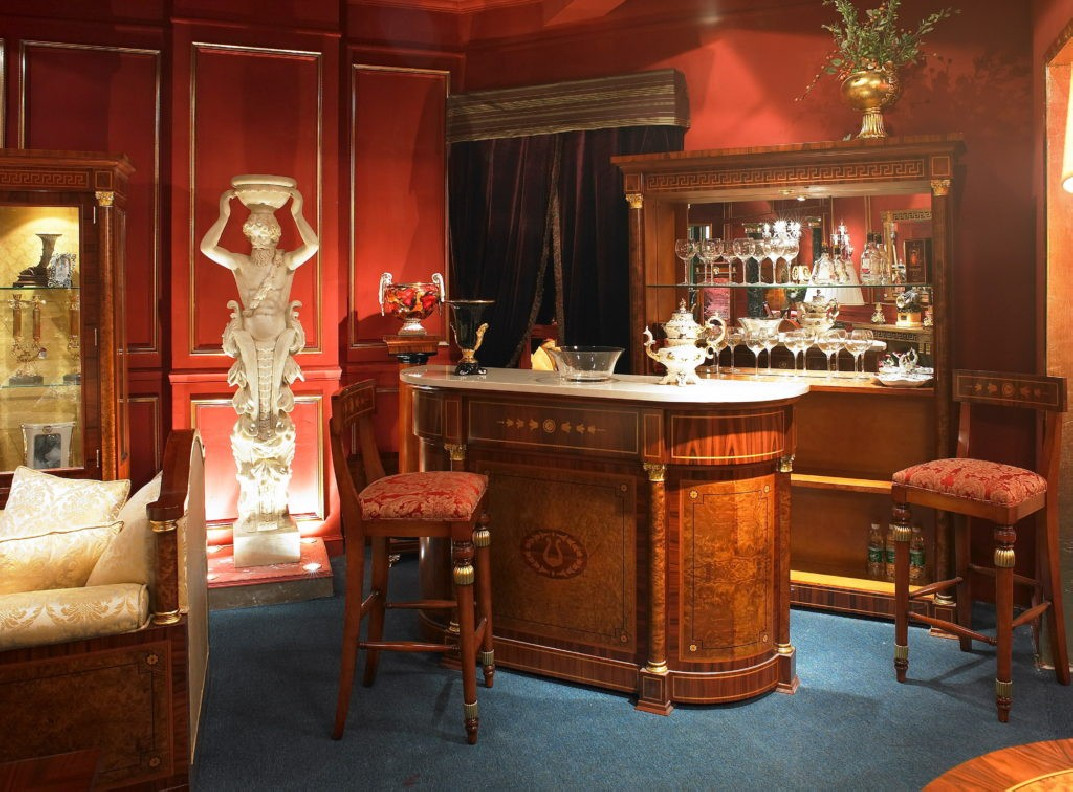 OP670 Italian Luxury Classic Bar By Infinity Furniture Import