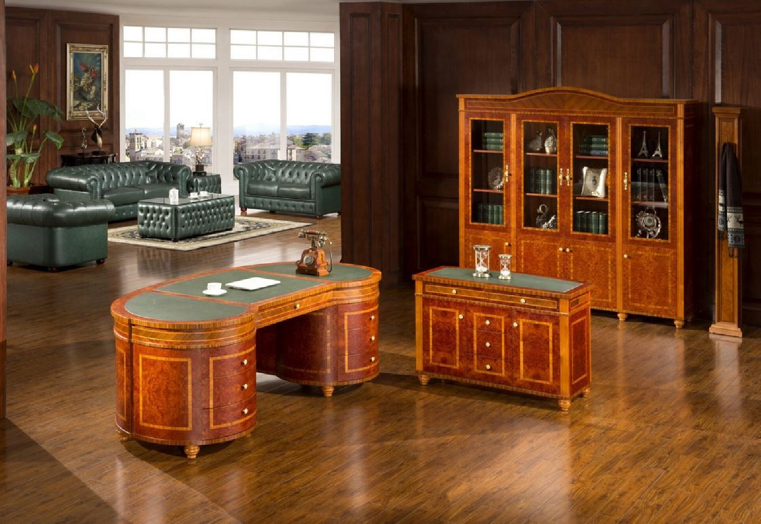 HO812 Italian Luxury Executive Desk | Infinity Furniture Import