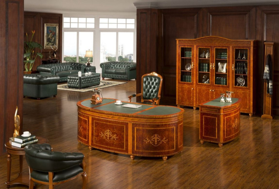HO812 Italian Luxury Executive Desk | Infinity Furniture Import