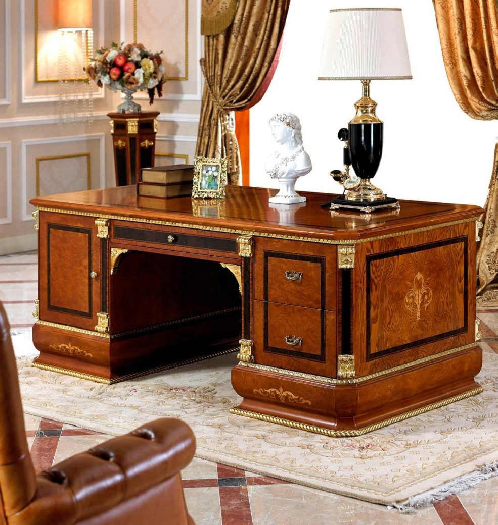 E38 Italian Luxury Executive Desk | Infinity Furniture Import