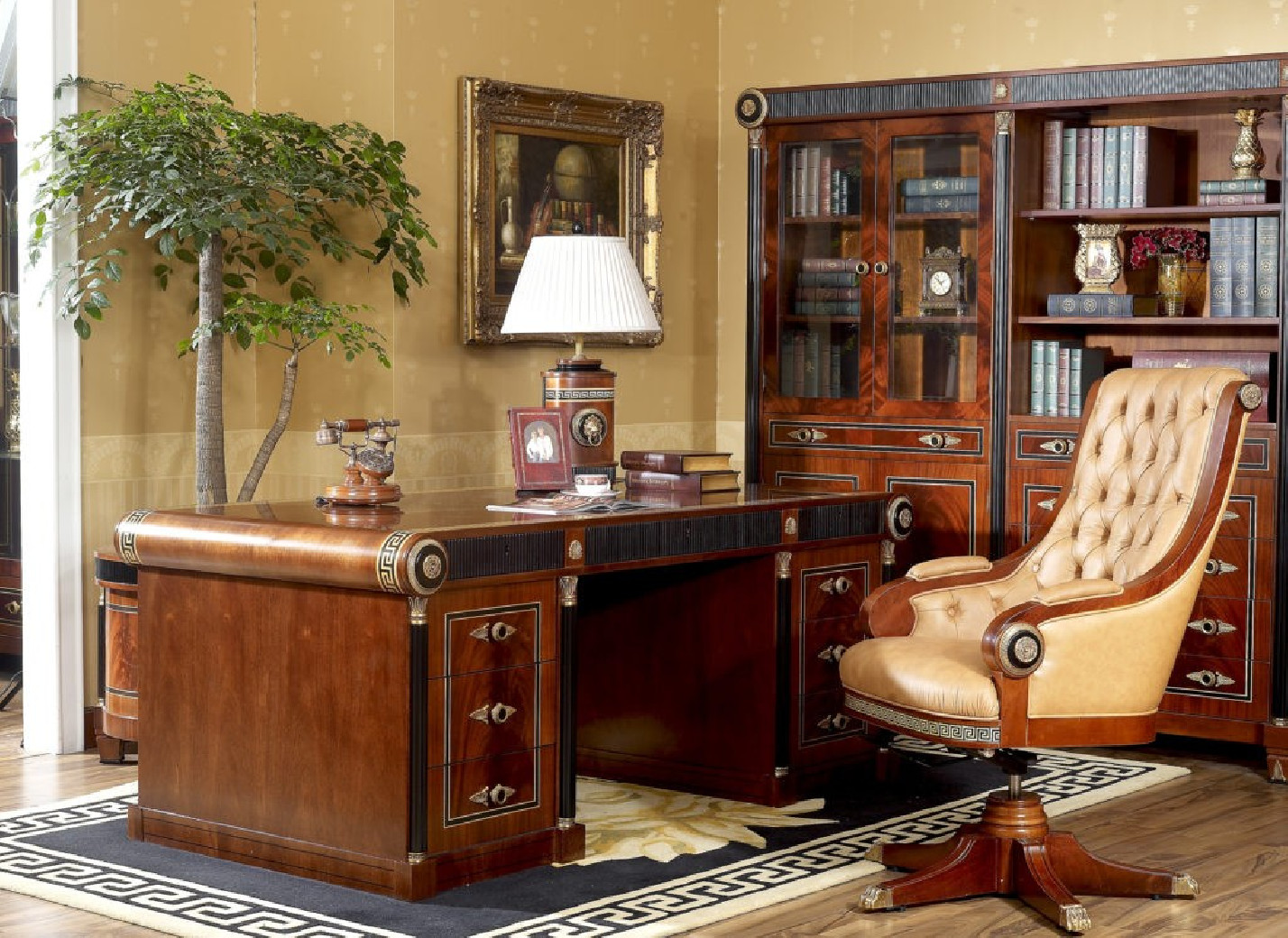 E10 Italian Luxury Executive Desk | Infinity Furniture Import