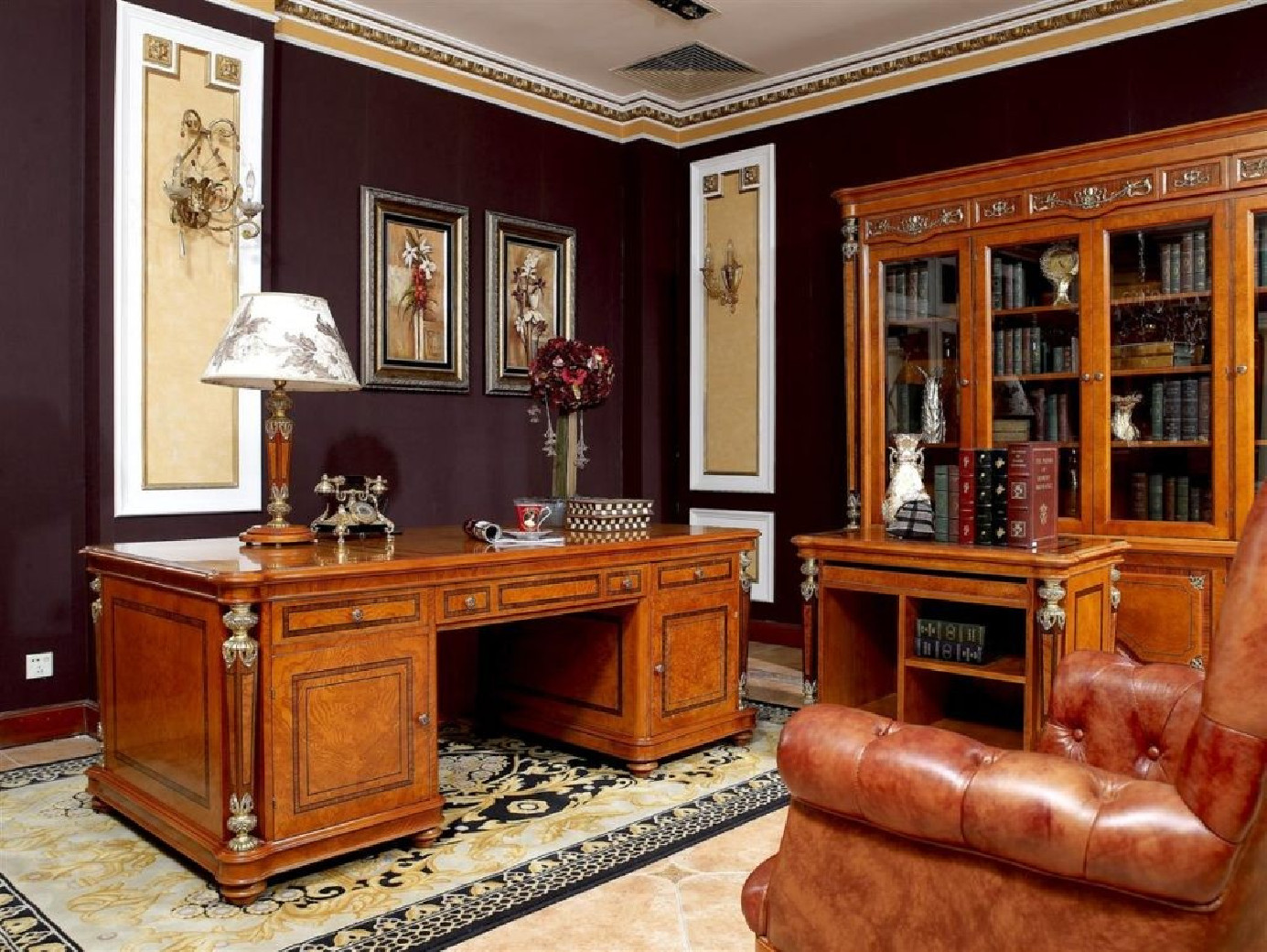E29 Italian Luxury Executive Desk | Infinity Furniture Import