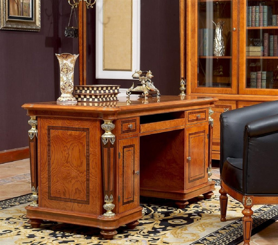 E29 Italian Luxury Executive Desk | Infinity Furniture Import