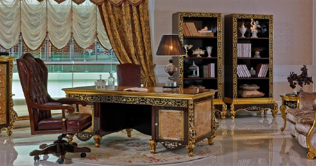 E61 Italian Luxury Executive Desk | Infinity Furniture Import