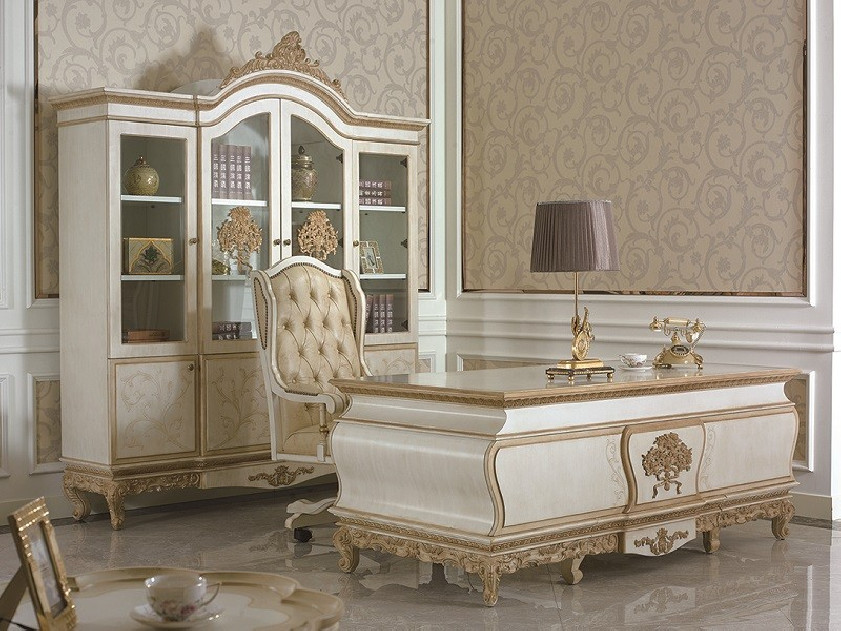 E57 Italian Luxury Executive Desk | Infinity Furniture Import
