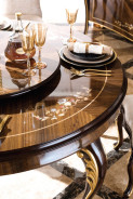 E70 Italian Luxury 5Pc Round Dining Table Set by Infinity Furniture Import