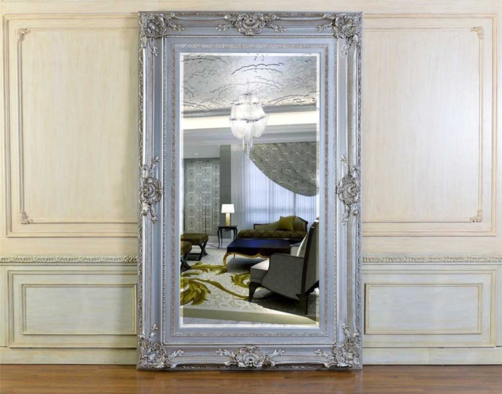 FON46151 Silver Finish Luxury Mirror By Infinity Furniture Import