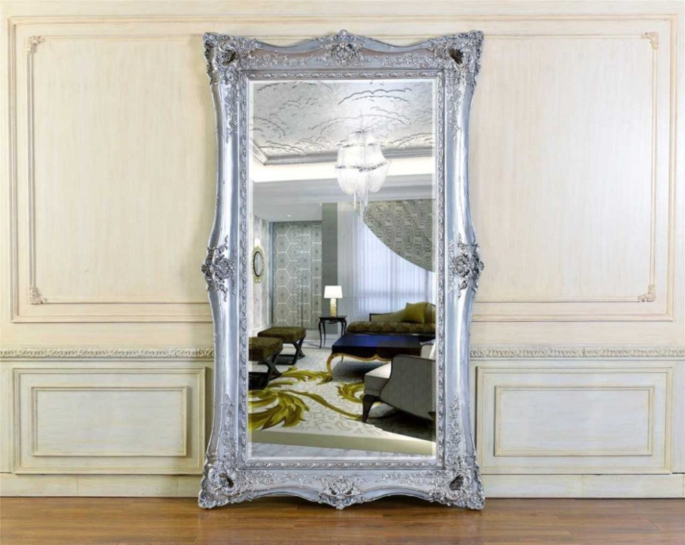 FON231 Silver Finish Luxury Mirror By Infinity Furniture Import