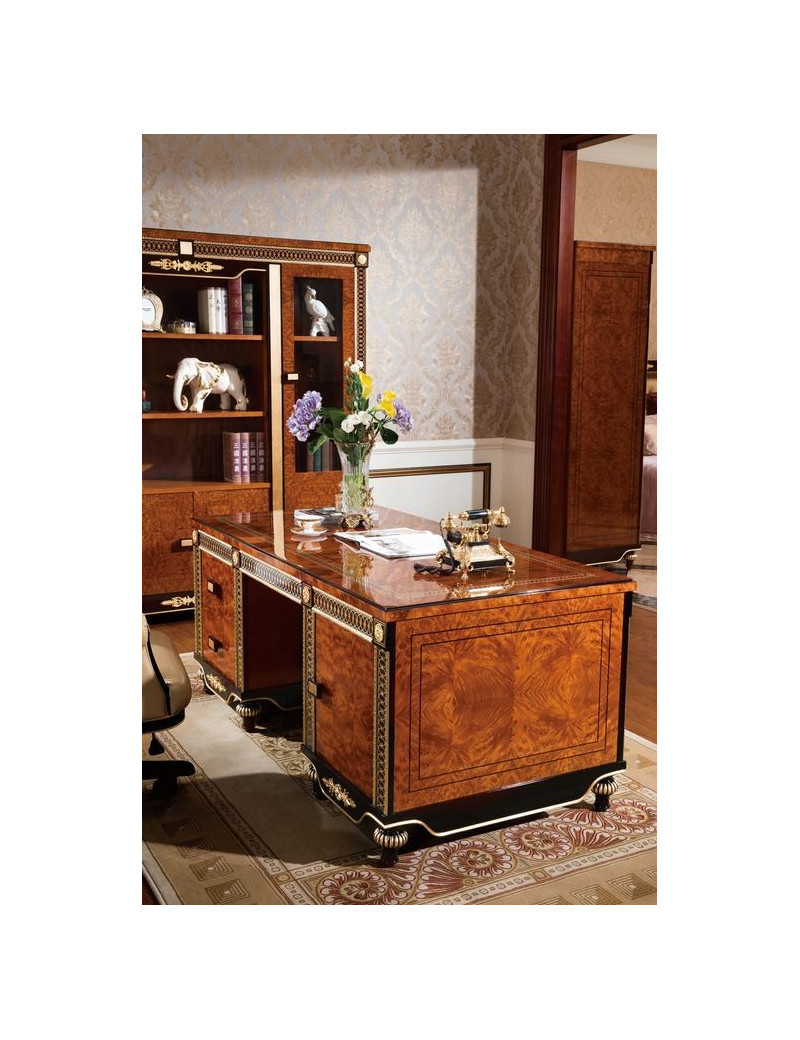 E69 Italian Luxury Executive Desk | Infinity Furniture Import