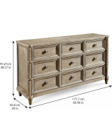 218130-2727 Morrissey - Eccles 9 Drawer Dresser by A.R.T. Furniture Collections