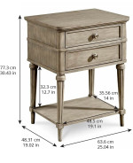 Morrissey-Kirke 2 Drawer Nightstand Collection by A.R.T Furniture