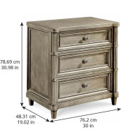 Morrissey-Eccles 3 Drawer Nightstand by A.R.T Furniture