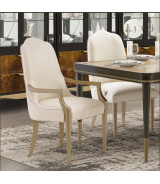4 Leg Rectangular Dining Table Malibu Crest Crotch Mahogany Collection By Michael Amini.N9008000-410 4
