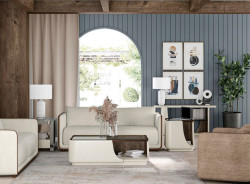 764501-5303 Sagrada Sofa C-Ivory Upholstered Sofa Collection by A.R.T. Furniture Collections
