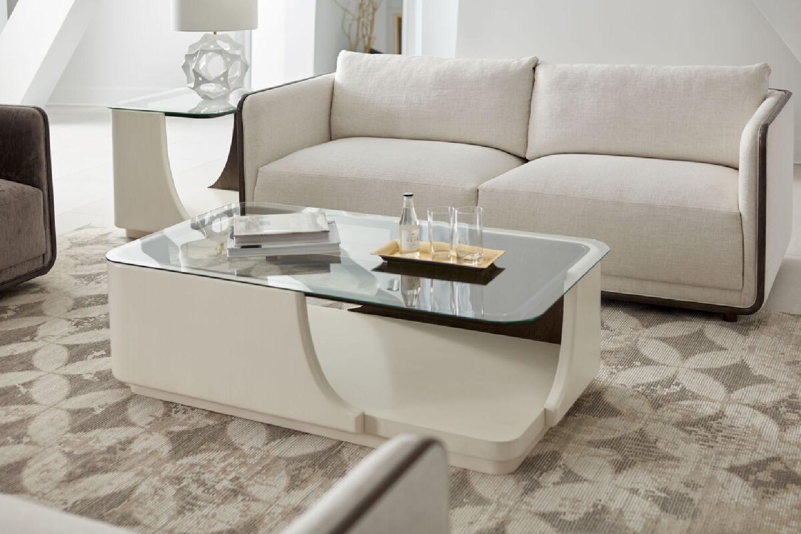 764501-5303 Sagrada Sofa C-Ivory Upholstered Sofa Collection by A.R.T. Furniture Collections