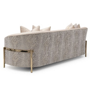 Sofa Opal Gold Lisbon Collection By Michael Amini.