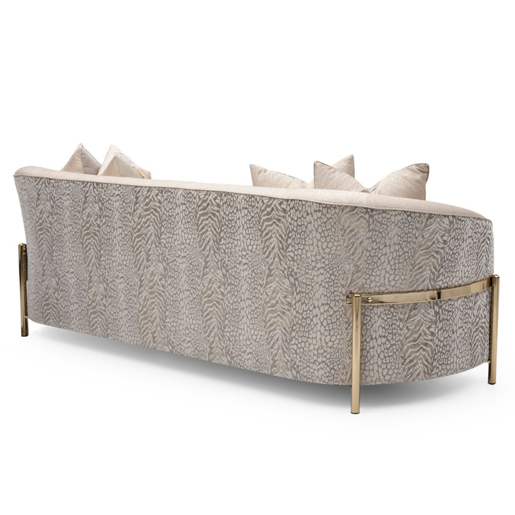 Sofa Opal Gold Lisbon Collection By Michael Amini.
