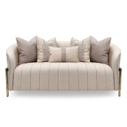 LFR-LSBN825-OPL-806 Loveseat Opal Gold Lisbon Collection By Michael Amini