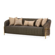 LFR-LSBN815-ONX-806 Lisbon Onyx Gold Sofa By Michael Amini