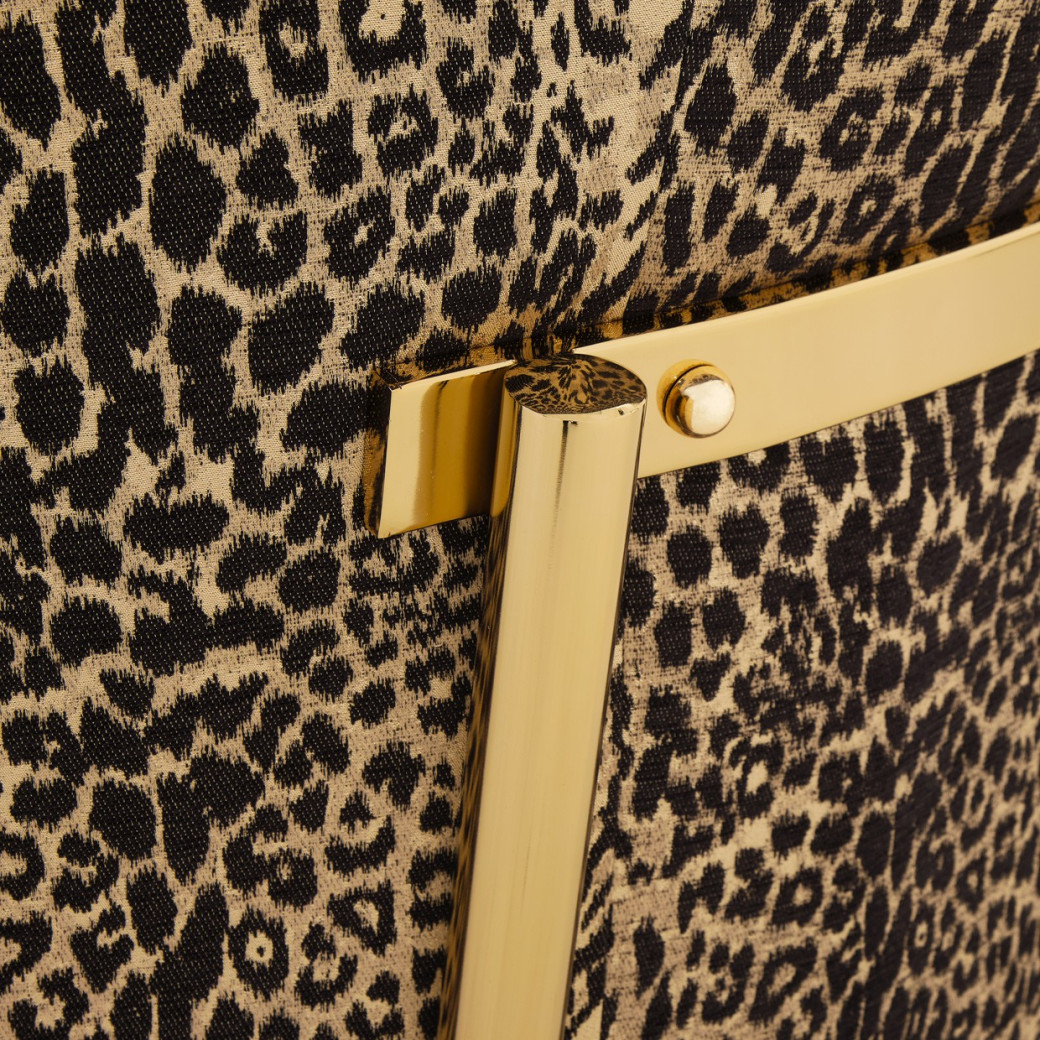 LFR-LSBN815-ONX-806 Lisbon Onyx Gold Sofa By Michael Amini