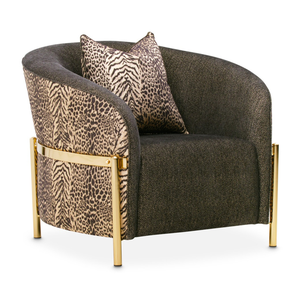 LFR-LSBN835-ONX-806 Chair Onyx Gold Lisbon Collection By Michael Amini