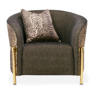 LFR-LSBN835-ONX-806 Chair Onyx Gold Lisbon Collection By Michael Amini
