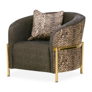 LFR-LSBN835-ONX-806 Chair Onyx Gold Lisbon Collection By Michael Amini