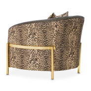 LFR-LSBN835-ONX-806 Chair Onyx Gold Lisbon Collection By Michael Amini