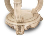 NR09222-201 Chair Side Table Champagne Platine De Royale Champagne Collection By Michael Amini