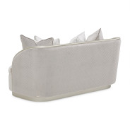 Loveseat Storm Silver Mist Lanna Collection By Michael Amini