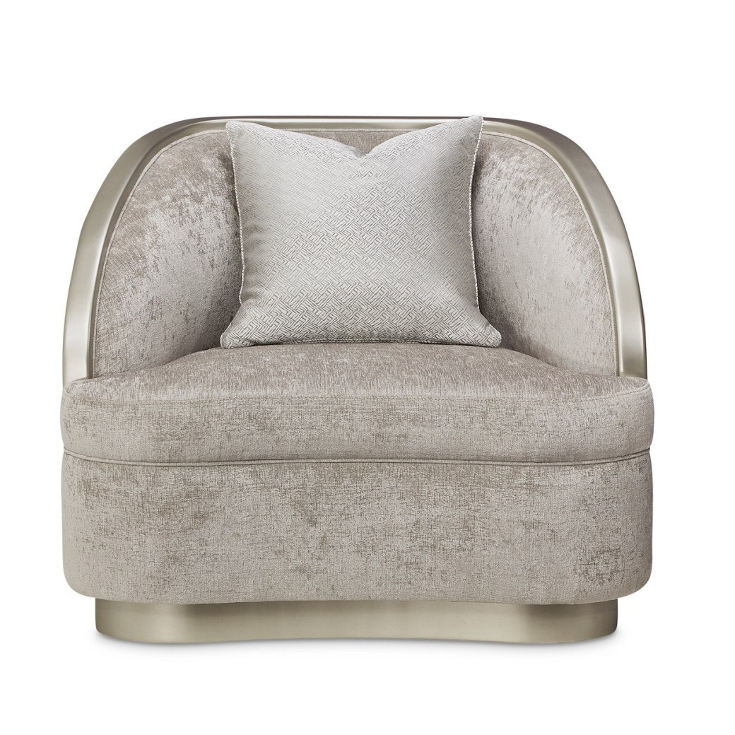 Matching Chair Storm Silver Mist Lanna Collection By Michael Amini