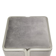 Sofa Linea Collection By Michael Amini Grey Pearl Silver Mist