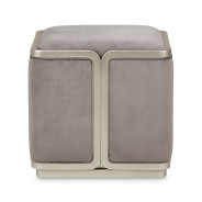 Sofa Linea Collection By Michael Amini Grey Pearl Silver Mist