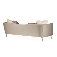 Sofa Linea Collection By Michael Amini Grey Pearl Silver Mist