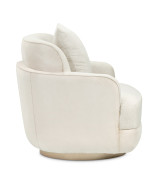 Swivel Chair Linen Moonlight Aurora by Michael Amini, LRU-AURA839-LIN-135
