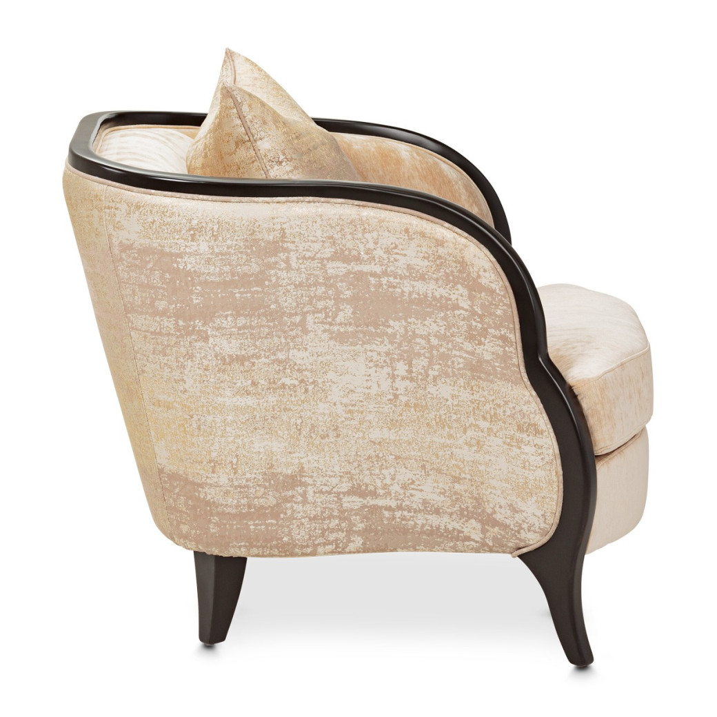 Chair Malibu Crest Crotch Mahogany Collection By Michael Amini.9007040-411