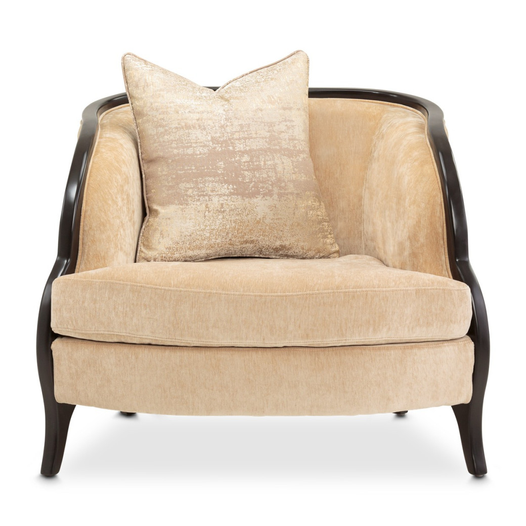 Chair Malibu Crest Crotch Mahogany Collection By Michael Amini.9007040-411
