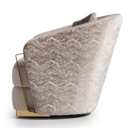 Chair Almond Gold Carmela Collection By Michael Amini.LFR-CRMA835-AMD-806