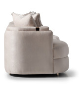 Mansion Sofa Almond Gold Carmela Collection By Michael Amini. LFR-CRMA816-AMD-806