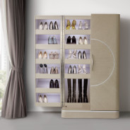 Footwear Cabinet Eclipse Collection By Michael Amini & Kathy Ireland Home Designs