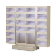 Footwear Cabinet Eclipse Collection By Michael Amini & Kathy Ireland Home Designs