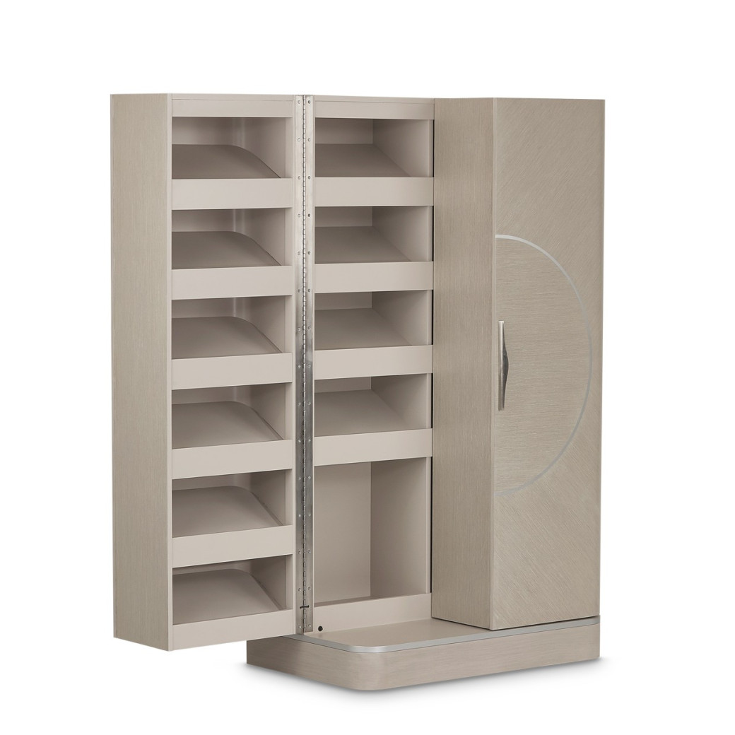 Footwear Cabinet Eclipse Collection By Michael Amini & Kathy Ireland Home Designs
